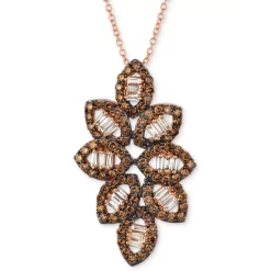 New ⭐ Le Vian Nude Diamond™(1/2 Ct. T.w.) & Chocolate Diamond®(3/4 Ct. T.w.) Crossover Statement Ring In 14k Rose Gold ❤️ -Le Vian Shop unnamed file 167