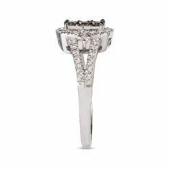 Promo 👍 Le Vian Chocolate Diamond & Nude Diamond Square Cluster Statement Ring (3/4 Ct. T.w.) In 14k White Gold 😍 -Le Vian Shop unnamed file 1673