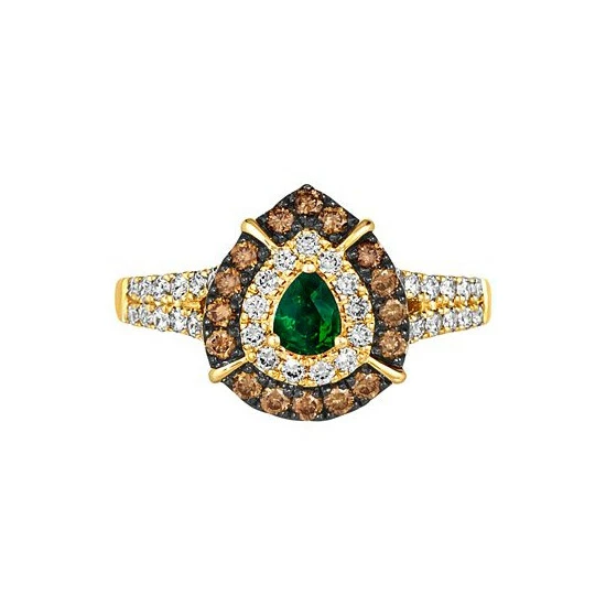 Deals ๐ Le Vian Costa Smeralda Emeralds (1/5 Ct. T.w.) & Diamond (3/4 Ct. T.w.) Teardrop Halo Ring In 14k Gold ๐ฏ 4 Deals ๐ Le Vian Costa Smeralda Emeralds (1/5 Ct. T.w.) & Diamond (3/4 Ct. T.w.) Teardrop Halo Ring In 14k Gold ๐ฏ - Image 2