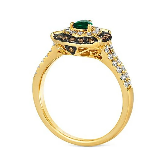 Deals ๐ Le Vian Costa Smeralda Emeralds (1/5 Ct. T.w.) & Diamond (3/4 Ct. T.w.) Teardrop Halo Ring In 14k Gold ๐ฏ 5 Deals ๐ Le Vian Costa Smeralda Emeralds (1/5 Ct. T.w.) & Diamond (3/4 Ct. T.w.) Teardrop Halo Ring In 14k Gold ๐ฏ - Image 3