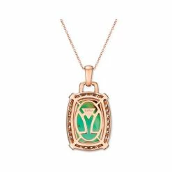 Best Sale ⌛ Le Vian Crème Brûlée® Aquaprase 🍬 Candy & Diamond (5/8 Ct. T.w.) 18 Pendant Necklace In 14k Rose Gold 👏 -Le Vian Shop unnamed file 1707