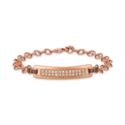 Best deal 👍 Le Vian Nude Diamond (1/6 Ct. T.w.) & Chocolate Diamond (1/6 Ct. T.w.) Heart 18 Pendant Necklace In 14k Rose Gold 🛒