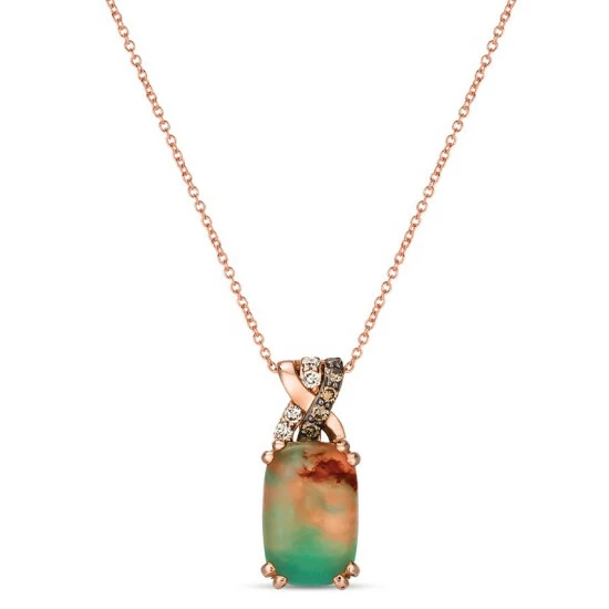 Hot Sale 🎉 Le Vian Crème Brûlée® Aquaprase 🍬 Candy & Diamond (1/8 Ct. T.w.) 18 Pendant Necklace In 14k Rose Gold 🥰 3 Hot Sale 🎉 Le Vian Crème Brûlée® Aquaprase 🍬 Candy & Diamond (1/8 Ct. T.w.) 18 Pendant Necklace In 14k Rose Gold 🥰
