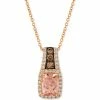 Brand new ❤️ Le Vian Morganite (1-1/20 Ct. T.w.) & Diamond (3/8 Ct. T.w.) 18 Pendant Necklace In 14k Rose Gold No Color 🌟 -Le Vian Shop unnamed file 1726