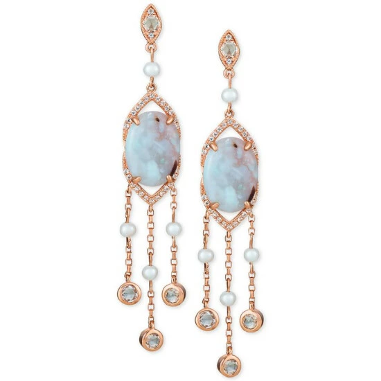 Best reviews of ๐คฉ Le Vian Turquoise Aquaprase (14 X 10mm), White Topaz (1 Ct. T.w.) & Cultured Freshwater Pearl (3mm) Drop Earrings In 14k Rose Gold, Created For Macy's ๐ 3 Best reviews of ๐คฉ Le Vian Turquoise Aquaprase (14 X 10mm), White Topaz (1 Ct. T.w.) & Cultured Freshwater Pearl (3mm) Drop Earrings In 14k Rose Gold, Created For Macy's ๐