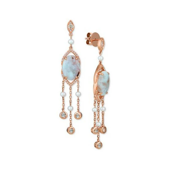 Best reviews of ๐คฉ Le Vian Turquoise Aquaprase (14 X 10mm), White Topaz (1 Ct. T.w.) & Cultured Freshwater Pearl (3mm) Drop Earrings In 14k Rose Gold, Created For Macy's ๐ 5 Best reviews of ๐คฉ Le Vian Turquoise Aquaprase (14 X 10mm), White Topaz (1 Ct. T.w.) & Cultured Freshwater Pearl (3mm) Drop Earrings In 14k Rose Gold, Created For Macy's ๐ - Image 3
