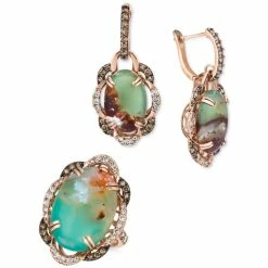 Best reviews of ✔️ Le Vian Crème Brûlée® Aquaprase 🍬 Candy & Diamond Wavy Halo Jewelry Collection 🔥