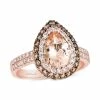 Budget 👏 Le Vian Peach Morganite (7/8 Ct. T.w.) & Diamond (3/4 Ct. T.w.) Teardrop Halo Ring In 14k Rose Gold 🎁 -Le Vian Shop unnamed file 1762