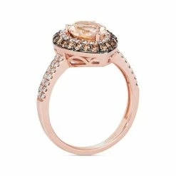 Budget 👏 Le Vian Peach Morganite (7/8 Ct. T.w.) & Diamond (3/4 Ct. T.w.) Teardrop Halo Ring In 14k Rose Gold 🎁 -Le Vian Shop unnamed file 1764