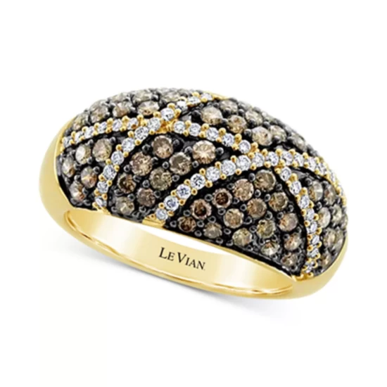 Coupon 🎁 Le Vian Chocolate Diamond® (1 Ct. T.w.) & Vanilla Diamond® (1/4 Ct. T.w.) Cluster Statement Ring In 14k Gold Yellow Gold ⌛ 4 Coupon 🎁 Le Vian Chocolate Diamond® (1 Ct. T.w.) & Vanilla Diamond® (1/4 Ct. T.w.) Cluster Statement Ring In 14k Gold Yellow Gold ⌛ - Image 2