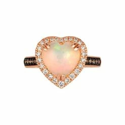 Coupon 👍 Le Vian Neopolitan Opal (1-7/8 Ct. T.w.) & Diamond (1/3 Ct. T.w.) Heart Ring In 14k Rose Gold 😀 -Le Vian Shop unnamed file 1771