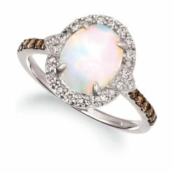 Discount ⌛ Le Vian Neopolitan Opal (1-1/5 Ct. T.w.) & Diamond (3/8 Ct. T.w.) Ring In 14k White Gold 🧨
