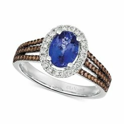 Brand new 🧨 Le Vian Blueberry Tanzanite (1 Ct. T.w.) & Diamond (1/2 Ct. T.w.) Ring In 14k White Gold 💯