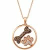 Best Pirce 👏 Le Vian I Love 🐕 Dogs Collection 20 Pendant Necklace (3/8 Ct. T.w.) In 14k Rose Gold ✔️ -Le Vian Shop unnamed file 1807