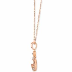 Flash Sale 🔔 Le Vian Nude Diamond (1/4 Ct. T.w.) & Chocolate Diamond Accent Om Symbol Pendant Necklace In 14k Rose Gold, 18 + 2 Extender ✨ -Le Vian Shop unnamed file 1816