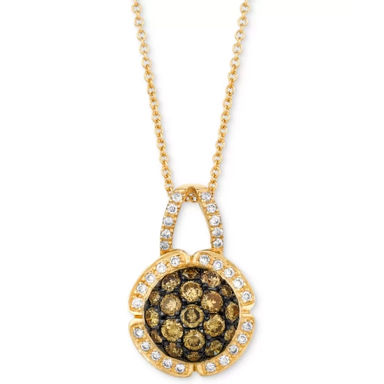 Best reviews of ✔️ Le Vian Emerald (5/8 Ct. T.w.) & Diamond (1/4 Ct. T.w.) Adjustable Pendant Necklace In 14k White Gold ❤️ 3 Best reviews of ✔️ Le Vian Emerald (5/8 Ct. T.w.) & Diamond (1/4 Ct. T.w.) Adjustable Pendant Necklace In 14k White Gold ❤️