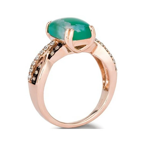 Cheapest 🧨 Le Vian Crème Brûlée® Aquaprase 🍬 Candy & Diamond (1/3 Ct. T.w.) Statement Ring In 14k Rose Gold 😀 5 Cheapest 🧨 Le Vian Crème Brûlée® Aquaprase 🍬 Candy & Diamond (1/3 Ct. T.w.) Statement Ring In 14k Rose Gold 😀 - Image 3