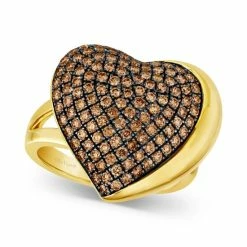 Best reviews of 🔥 GODIVA X Le Vian® Chocolate Diamond Heart Ring (1-1/5 Ct. T.w.) In 14k Gold 14k Honey Gold Ring 🔔