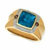 Budget 💯 Le Vian Gents™ Men's London Blue Topaz (4-1/8 Ct. T.w.) & Diamond (1/5 Ct. T.w.) Ring In 14k Gold 🌟 -Le Vian Shop unnamed file 1870
