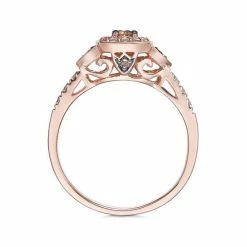 New 😍 Le Vian Chocolate By Petite Chocolate And White Diamond Ring (3/8 Ct. T.w.) In 14k Rose, Yellow Or White Gold 🎉 -Le Vian Shop unnamed file 1875