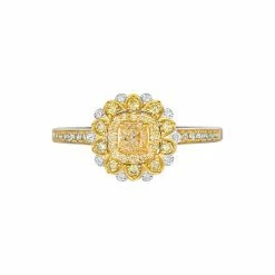 Wholesale ✨ Le Vian Sunny Yellow Diamond (1/2 Ct. T.w.) & Vanilla Diamond Accent Starflower Ring In Platinum & 14k Gold Platinum & 14k Honey Gold ❤️ -Le Vian Shop unnamed file 1880