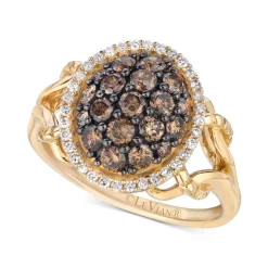 New 💯 Le Vian Chocolatier® Diamond Cluster Ring (1 Ct. T.w.) In 14k Gold Yellow Gold 🌟 -Le Vian Shop unnamed file 191
