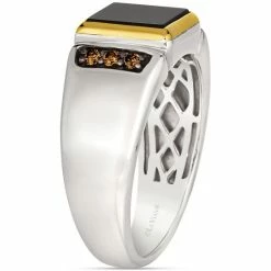Best Sale 🔥 Le Vian Men's Onyx & Chocolate Diamond (1/6 Ct. T.w.) Ring In Sterling Silver & 14k Gold 😀 10 Best Sale 🔥 Le Vian Men's Onyx & Chocolate Diamond (1/6 Ct. T.w.) Ring In Sterling Silver & 14k Gold 😀 -Le Vian Shop unnamed file 1917