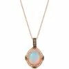 Best reviews of 🔥 Le Vian Opal (2-1/5 Ct. T.w.) & Diamond (3/8 Ct. T.w.) 22 Pendant Necklace In 14k Rose Gold 🎁 -Le Vian Shop unnamed file 1918