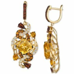 Wholesale 🔔 Le Vian Crazy Collection® Multi-Gemstone Cluster Drop Earrings (7-1/2 Ct. T.w.) In 14k Gold Yellow Gold 🧨