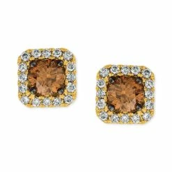 Coupon 😍 Le Vian Chocolatier® Diamond (3/4 Ct. T.w.) Halo Stud Earrings In 14k White Gold, Rose Gold Or Yellow Gold. 😍