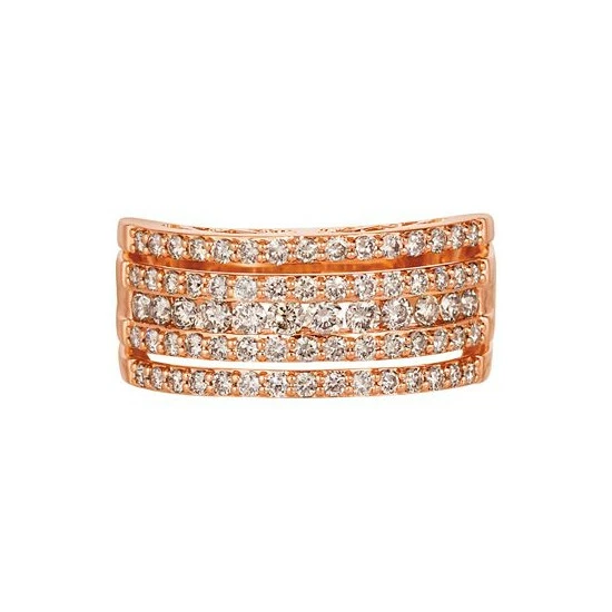 Best Sale 🔥 Le Vian Nude Diamond Multirow Statement Ring (1 Ct. T.w.) In 14k Rose Gold 14k Strawberry Gold Ring 🎉 4 Best Sale 🔥 Le Vian Nude Diamond Multirow Statement Ring (1 Ct. T.w.) In 14k Rose Gold 14k Strawberry Gold Ring 🎉 - Image 2