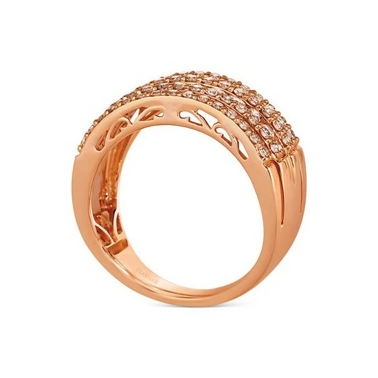 Best Sale 🔥 Le Vian Nude Diamond Multirow Statement Ring (1 Ct. T.w.) In 14k Rose Gold 14k Strawberry Gold Ring 🎉 5 Best Sale 🔥 Le Vian Nude Diamond Multirow Statement Ring (1 Ct. T.w.) In 14k Rose Gold 14k Strawberry Gold Ring 🎉 - Image 3