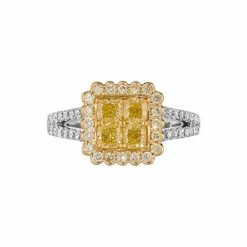 Brand new 🎁 Le Vian Sunny Yellow Diamond (1-1/6 Ct. T.w.) & Vanilla Diamond (1/4 Ct. T.w.) Quad Cluster Halo Ring In Platinum & 18k Gold Platinum & 18k Honey Gold 🌟 -Le Vian Shop unnamed file 1984