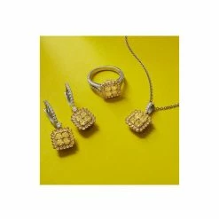 Brand new 🎁 Le Vian Sunny Yellow Diamond (1-1/6 Ct. T.w.) & Vanilla Diamond (1/4 Ct. T.w.) Quad Cluster Halo Ring In Platinum & 18k Gold Platinum & 18k Honey Gold 🌟 -Le Vian Shop unnamed file 1988