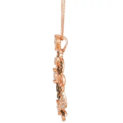 Wholesale 😀 Le Vian Nude Diamond (1/2 Ct. T.w.) & Chocolate Diamond (3/8 Ct. T.w.) Swirled Pendant Necklace In 14k Rose Gold, 18 + 2 Extender 🔔 -Le Vian Shop unnamed file 200