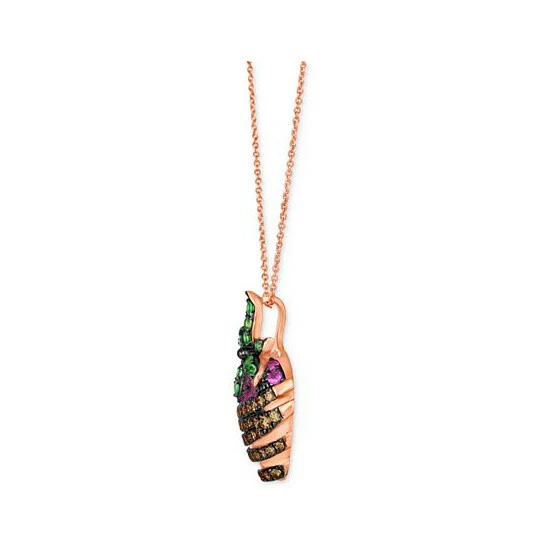 Best deal 🛒 GODIVA X Le Vian® Chocolate Covered Strawberry Pendant Necklace Featuring Multi-Gemstone (5/8 Ct. T.w.) & Chocolate Diamond (3/8 Ct. T.w.) In 14k Rose Gold 14k Strawberry Gold Pendant ❤️ 4 Best deal 🛒 GODIVA X Le Vian® Chocolate Covered Strawberry Pendant Necklace Featuring Multi-Gemstone (5/8 Ct. T.w.) & Chocolate Diamond (3/8 Ct. T.w.) In 14k Rose Gold 14k Strawberry Gold Pendant ❤️ - Image 2