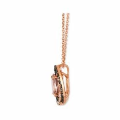 Best Sale ⌛ Le Vian Peach Morganite (7/8 Ct. T.w.) & Diamond (1/3 Ct. T.w.) Adjustable 20 Pendant Necklace In 14k Rose Gold 🤩 -Le Vian Shop unnamed file 2027