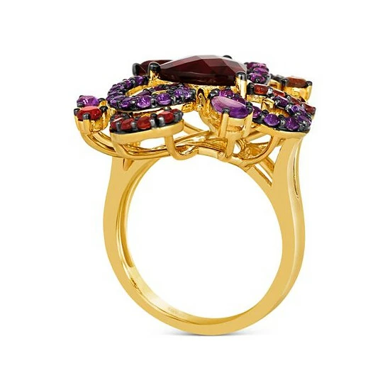 Flash Sale 👍 Le Vian Crazy Collection® Pomegranate Garnet (4 Ct. T.w.) & Grape Amethyst (5/8 Ct. T.w.) Swirling Statement Ring In 14k Gold 14k Honey Gold Ring 🥰 5 Flash Sale 👍 Le Vian Crazy Collection® Pomegranate Garnet (4 Ct. T.w.) & Grape Amethyst (5/8 Ct. T.w.) Swirling Statement Ring In 14k Gold 14k Honey Gold Ring 🥰 - Image 3