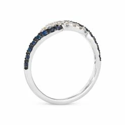 Deals 👍 Le Vian Blueberry Sapphire (1/3 Ct. T.w.) & Nude Diamond (1/6 Ct. T.w.) Twist Ring In 14k White Gold 🥰 -Le Vian Shop unnamed file 2035