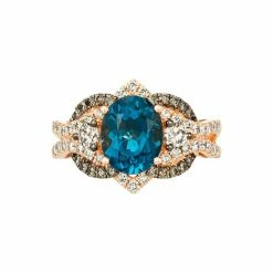 Budget 😀 Le Vian Deep Sea Blue Topaz (3 Ct. T.w.) & Diamond (1-1/20 Ct. T.w.) Statement Ring In 14k Rose Gold 🔔 -Le Vian Shop unnamed file 2038