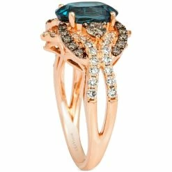 Budget 😀 Le Vian Deep Sea Blue Topaz (3 Ct. T.w.) & Diamond (1-1/20 Ct. T.w.) Statement Ring In 14k Rose Gold 🔔 -Le Vian Shop unnamed file 2040