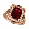 Cheapest 🌟 Le Vian Raspberry Rhodolite Garnet (3-1/6 Ct. T.w.) & Diamond (5/8 Ct. T.w.) Ring In 14k Rose Gold 😉