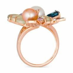 Best reviews of ✨ Le Vian Strawberry & Vanilla Pearl (6 & 8mm), Multi-Gemstone (5-1/20 Ct. T.w.) & Diamond Accent Flower Statement Ring In 14k Rose Gold 👍 -Le Vian Shop unnamed file 2057