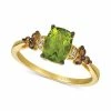 Outlet 🔔 Le Vian Green Apple® Peridot (1-1/6 Ct. T.w. ) & Vanilla And Chocolate Diamond (1/6 Ct. T.w.) Ring In 14k Rose Gold (Also Available In Deep Sea Blue Topaz™) 🔔 -Le Vian Shop unnamed file 2059