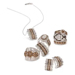 Discount 💯 Le Vian 2-Pc. Set Chocolate Diamond (3/8 Ct. T.w.) & Nude Diamond (5/8 Ct. T.w.) Pendant Necklace & Matching Drop Earrings In 14k Gold Yellow Gold 🔔