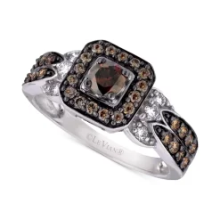 Flash Sale ✨ Le Vian Chocolate And Vanilla Diamond Ring (3/4 Ct. T.w.) In 14k White Gold 😍 -Le Vian Shop unnamed file 248