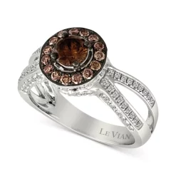 Deals 🌟 Le Vian Chocolatier® Diamond Halo (1-1/10 Ct. T.w.) Ring In 14k White Gold 🤩 -Le Vian Shop unnamed file 260