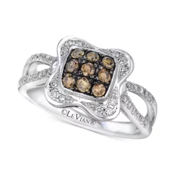 Budget 🛒 Le Vian Nude Diamond™ (1-1/5 Ct. T.w.) & Chocolate Diamond® (3/8 Ct. T.w.) Multirow Crossover Ring In 14k Gold Yellow Gold 🥰 -Le Vian Shop unnamed file 276