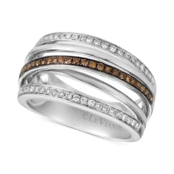 Budget 🛒 Le Vian Nude Diamond™ (1-1/5 Ct. T.w.) & Chocolate Diamond® (3/8 Ct. T.w.) Multirow Crossover Ring In 14k Gold Yellow Gold 🥰 -Le Vian Shop unnamed file 277