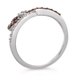 New 👍 Le Vian Chocolate Diamond (1/4 Ct. T.w.) & Nude Diamond (1/4 Ct. T.w.) Interlocking Heart Ring In 14k Rose, Yellow Or White Gold ❤️ -Le Vian Shop unnamed file 284